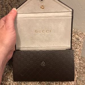 Gucci leather money/card holder